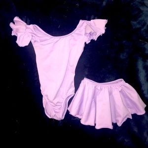 SALE Leotard & Ballet Skirt, Size 4/5, EUC